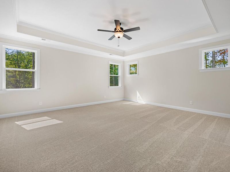 Spacious, unfurnished interior of a new home in Rockport, Wake Forest (Image 65).