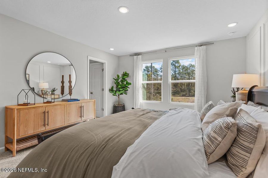 Furnished interior view inside a new home in , Jacksonville (Image 19).