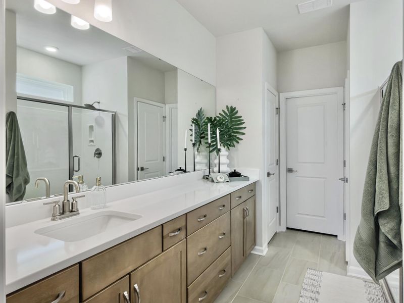 Furnished interior view inside a new home in The Groves of Berkeley, Moncks Corner (Image 42).