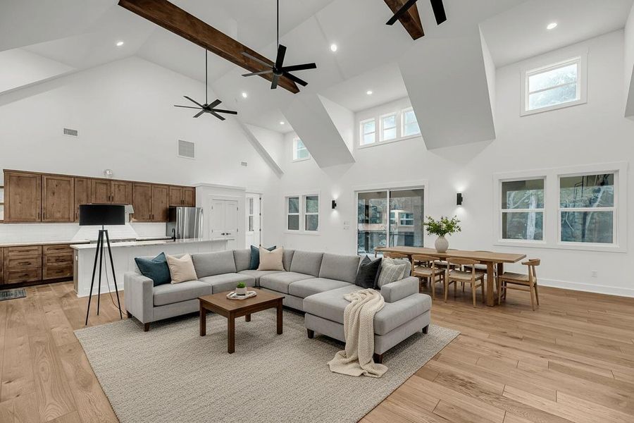 Furnished interior view inside a new home in , Johns Island (Image 7).