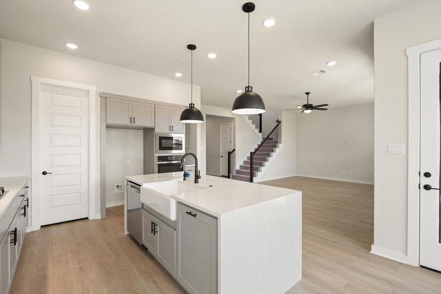 Furnished interior view inside a new home in Arbor Collection At Park Central, Georgetown (Image 10).