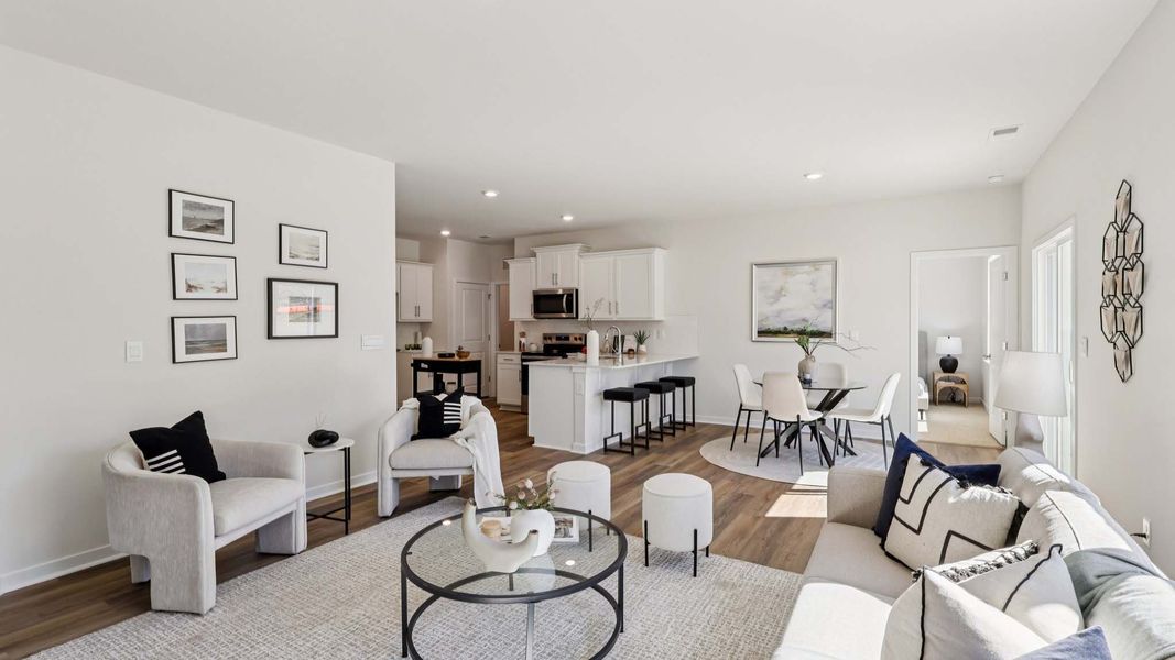 Representative furnished interior of a home built from the Macon by D.R. Horton in Stanton, Richburg (Image 8). Representative furnished interior of a home built from the Macon by D.R. Horton in Stanton, Richburg (Image 8).