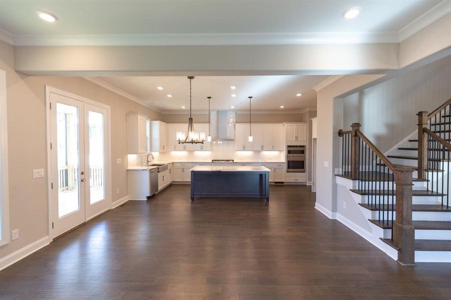 Furnished interior view inside a new home in Waterhaven, Cumming (Image 10).
