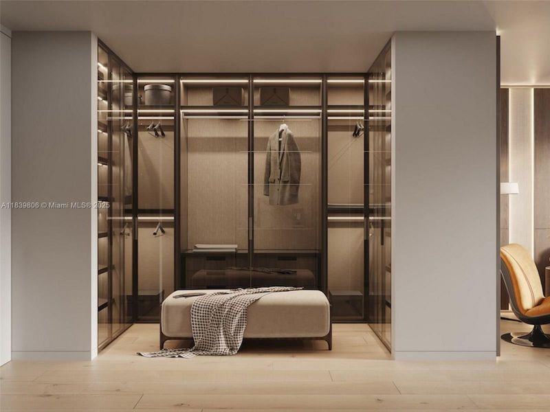 Furnished interior view inside a new home in , Miami Beach (Image 5).