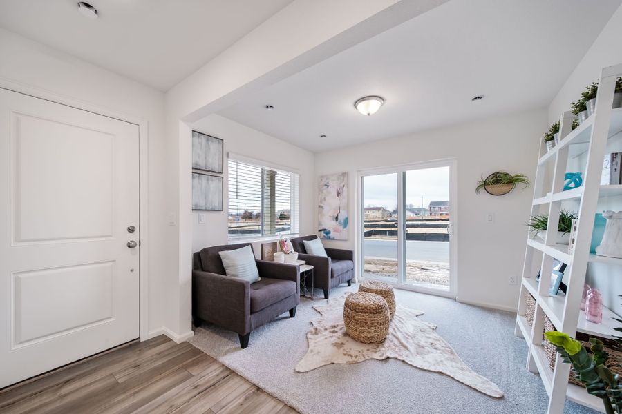 Furnished interior view inside a new home in Muegge Farms, Bennett (Image 15).