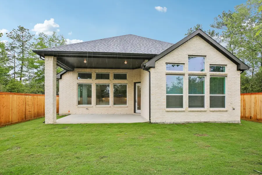 Exterior details and patio area of a home in , Montgomery (Image 3). Exterior details and patio area of a home in , Montgomery (Image 3).