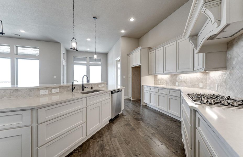 Furnished interior view inside a new home in The Woodlands Hills 65′, Willis (Image 5).