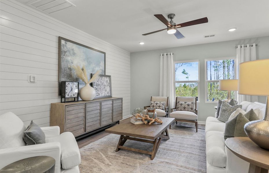 Furnished interior view inside a new home in Waterways, Richmond Hill (Image 10).