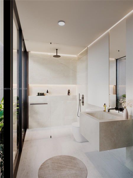 Furnished interior view inside a new home in , Bay Harbor Islands (Image 5).