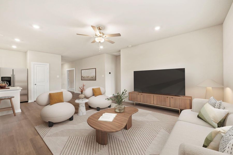Furnished interior view inside a new home in Windrose Green, Angleton (Image 8).