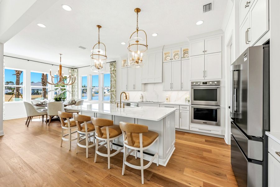 Furnished interior view inside a new home in Amelia National Country Club, Fernandina Beach (Image 15).
