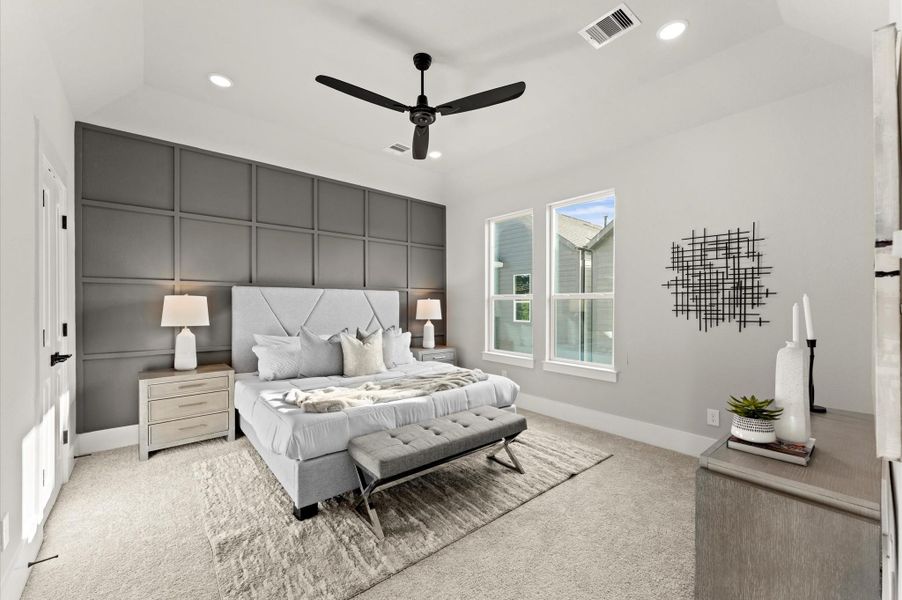 Furnished interior view inside a new home in , Houston (Image 7).