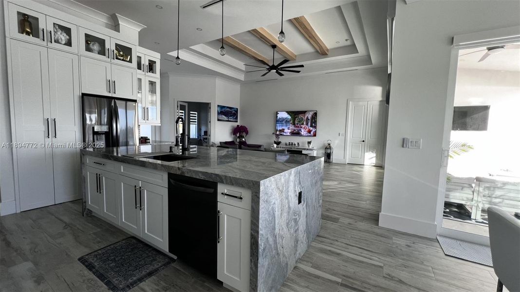 Furnished interior view inside a new home in , Marco Island (Image 16).