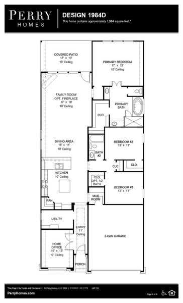 2D floor plan layout of this home in Meridiana 40'/45', Manvel, TX (Image 2). 2D floor plan layout of this home in Meridiana 40'/45', Manvel, TX (Image 2).