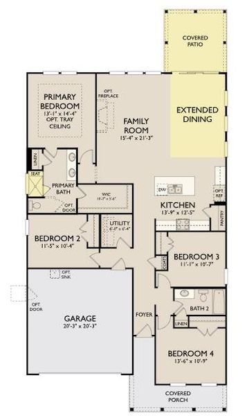 2D floor plan layout of this home in , Summerville, SC (Image 5). 2D floor plan layout of this home in , Summerville, SC (Image 5).