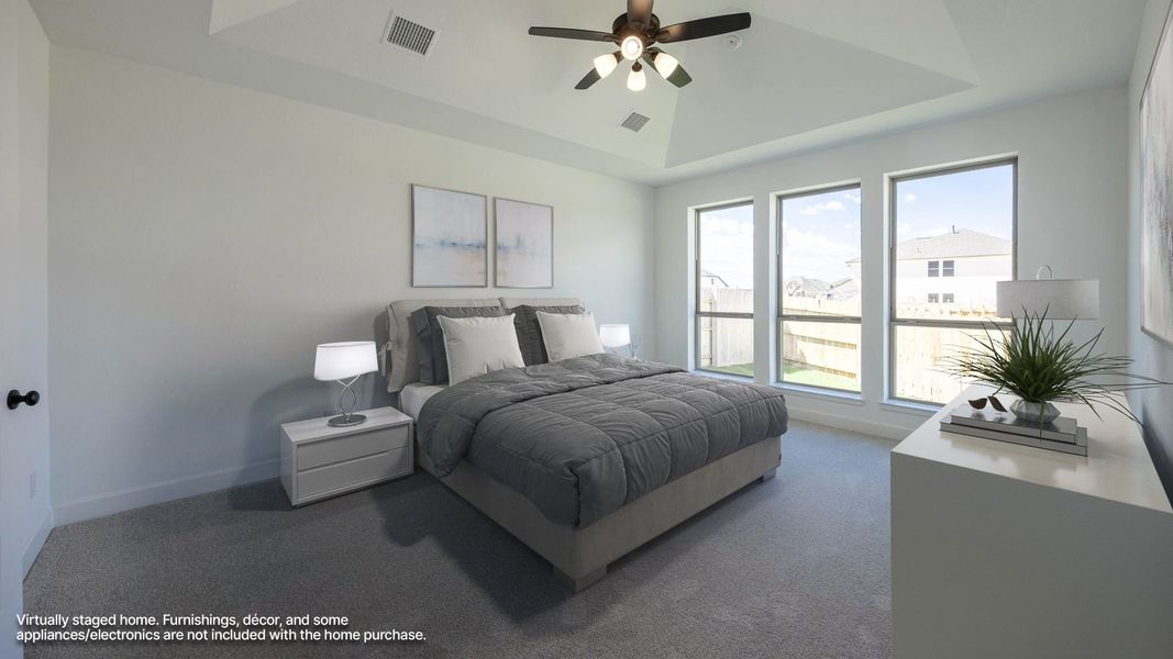 Furnished interior view inside a new home in Lariat 60', Liberty Hill (Image 5).
