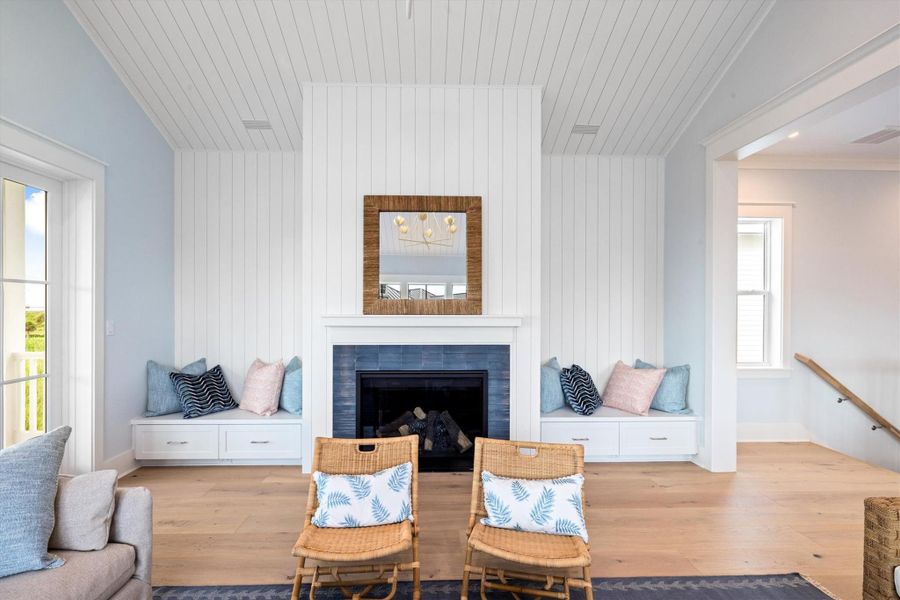 Furnished interior view inside a new home in , Galveston (Image 10). Furnished interior view inside a new home in , Galveston (Image 10).