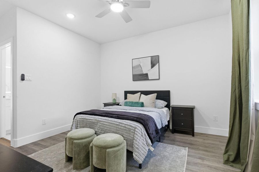 Furnished interior view inside a new home in , Houston (Image 36).