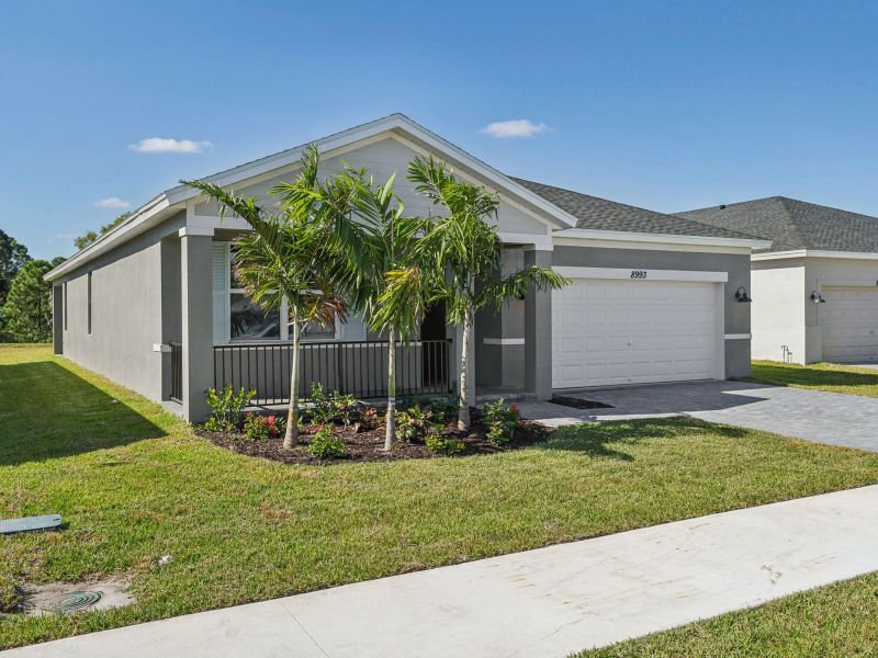 Exterior of the Emilia floorplan at 8993 Dahlia Circle