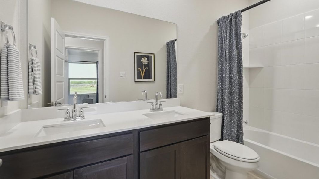 Furnished interior view inside a new home in Liberty Crossing, Royse City (Image 28).
