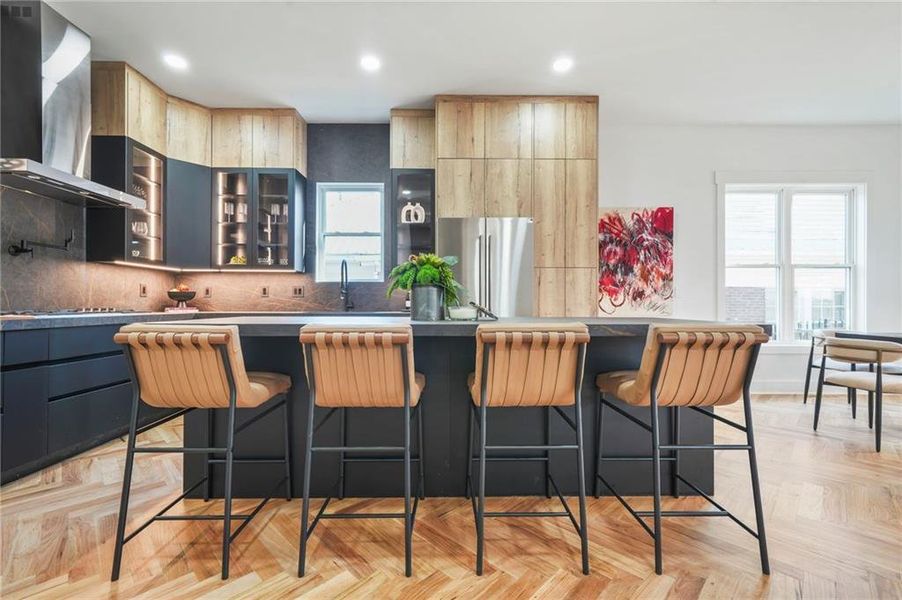 Furnished interior view inside a new home in , Atlanta (Image 27).
