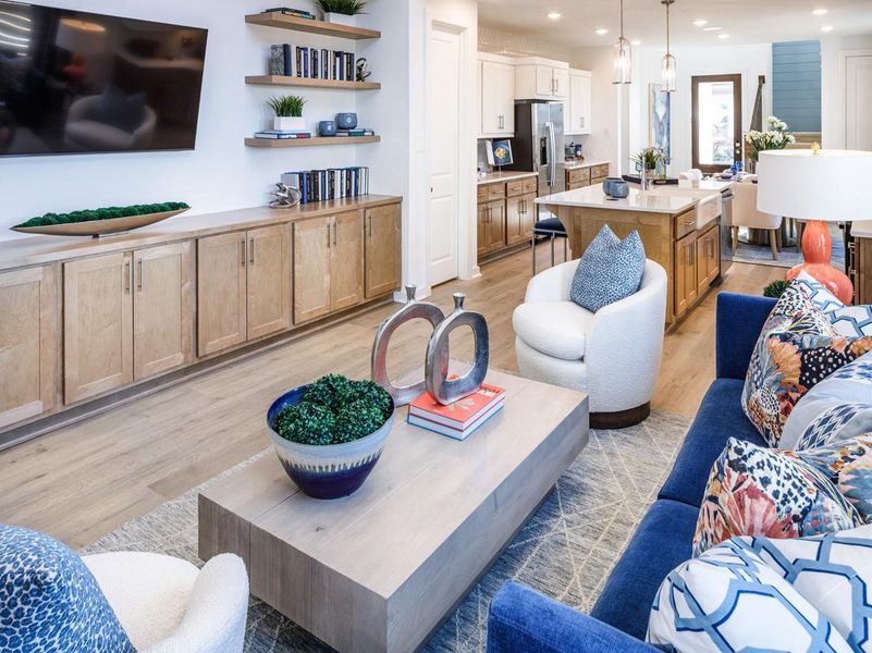 Furnished interior view inside a new home in Indigo, Richmond (Image 11).