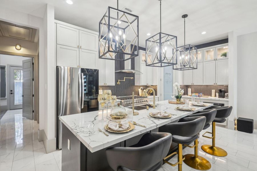 Furnished interior view inside a new home in , Houston (Image 13).