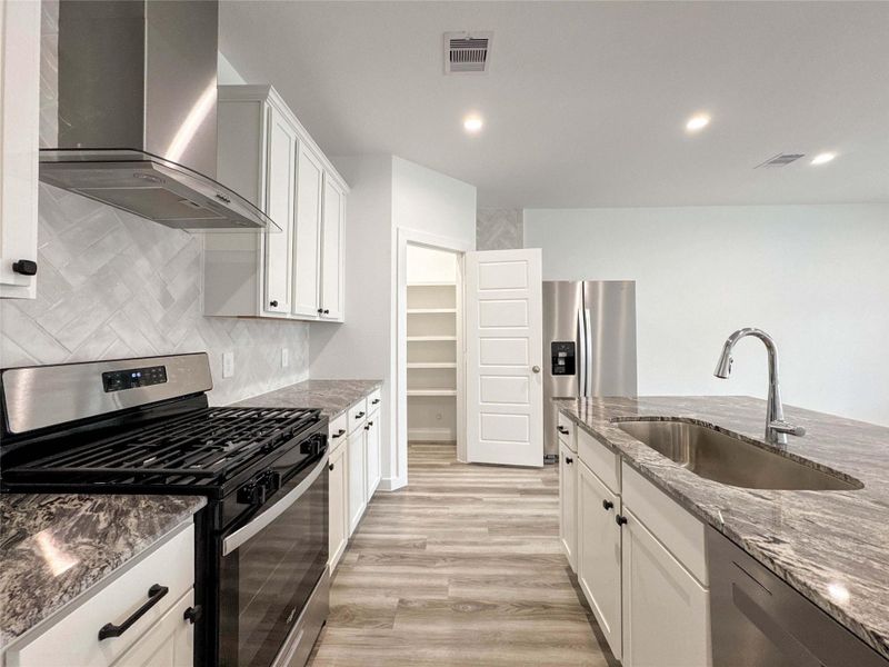 Furnished interior view inside a new home in , Houston (Image 9).
