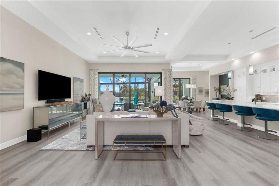 Furnished interior view inside a new home in , Port Charlotte (Image 69).