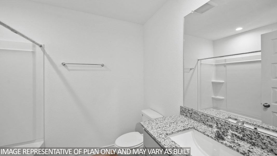 Representative furnished interior of a home built from the Baxtor by D.R. Horton in Reserve at Mallard Lakes, Orange (Image 9).