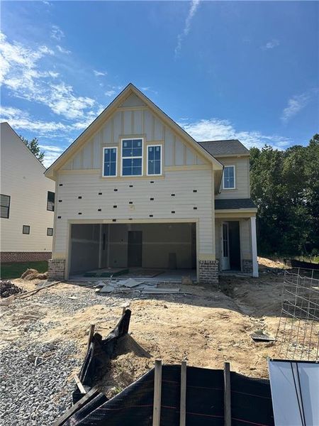 Front exterior of a new home in , Buford, GA, highlighting curb appeal (Image 1).