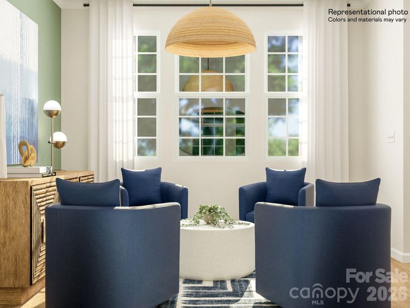 Furnished interior view inside a new home in The Vines, Charlotte (Image 4).
