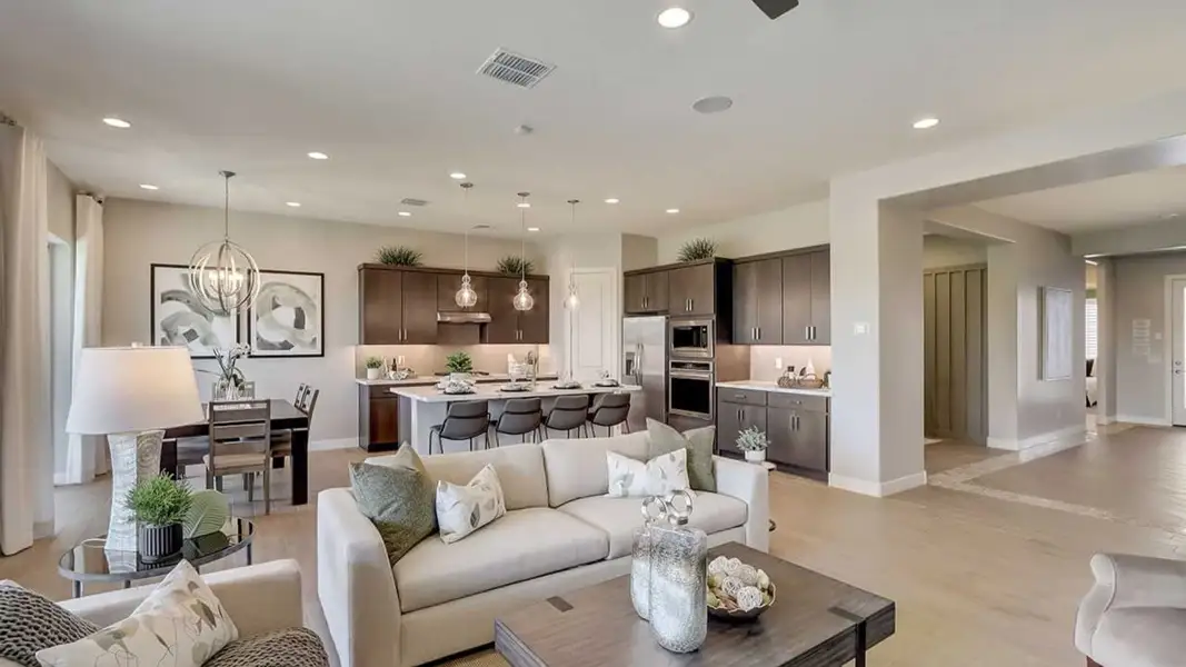 Furnished interior view inside a new home in Sycamore Farms, Surprise (Image 3).