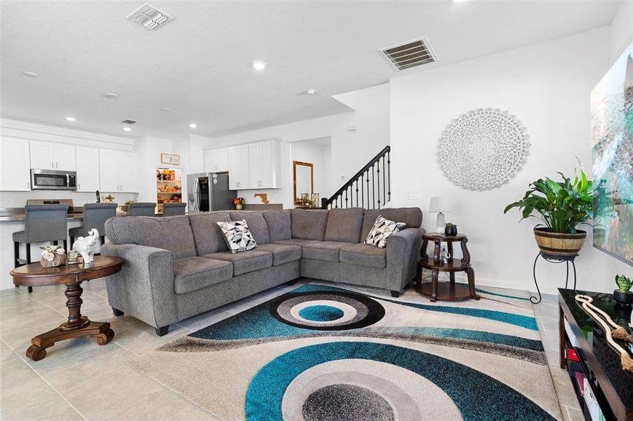 Furnished interior view inside a new home in Rhett's Ridge: Legacy Collection, Apopka (Image 8).