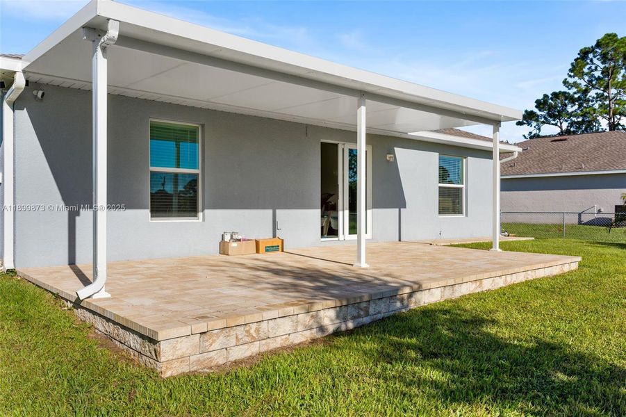 Exterior details and patio area of a home in , Lehigh Acres (Image 2). Exterior details and patio area of a home in , Lehigh Acres (Image 2).
