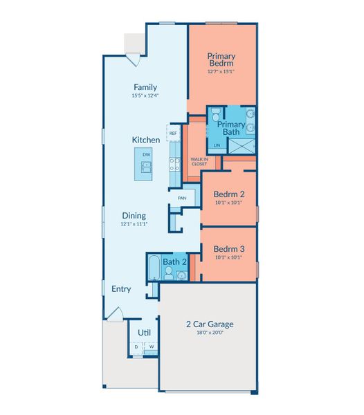 2D floor plan layout of this home in Creekhaven, Arcola, TX (Image 2). 2D floor plan layout of this home in Creekhaven, Arcola, TX (Image 2).