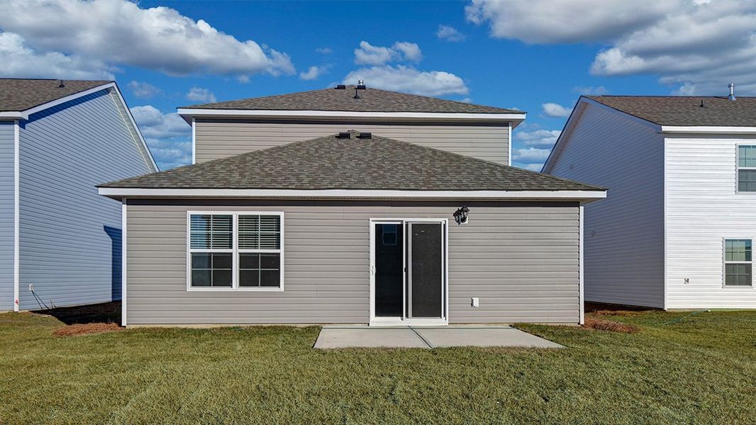 Exterior details and patio area of a home in Hunter's Branch, Hopkins (Image 3).