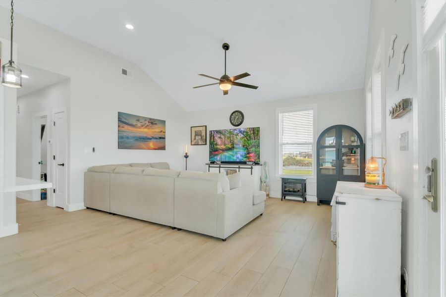 Furnished interior view inside a new home in , Galveston (Image 6). Furnished interior view inside a new home in , Galveston (Image 6).