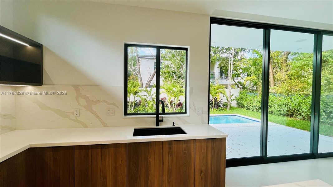 Furnished interior view inside a new home in , South Miami (Image 7).