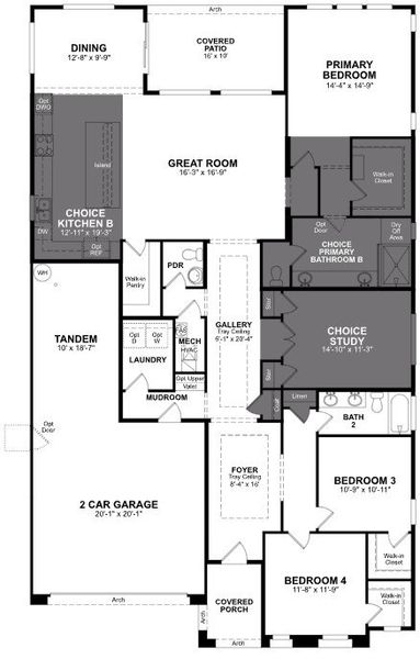 2D floor plan layout of this home in Tirreno at IronWing, Litchfield Park, AZ (Image 3). 2D floor plan layout of this home in Tirreno at IronWing, Litchfield Park, AZ (Image 3).