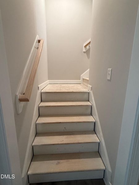 Stairs leads to Flex/Bonus Room.