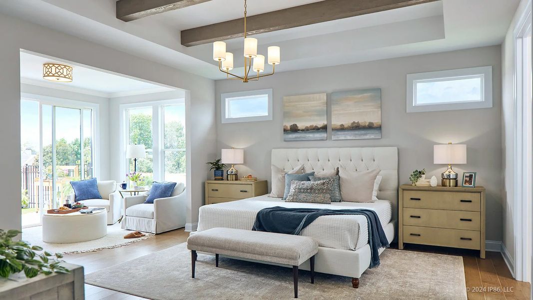Representative furnished interior of a home built from the Provenance by Epcon Communities in The Courtyards by The Manor, Alpharetta (Image 4).