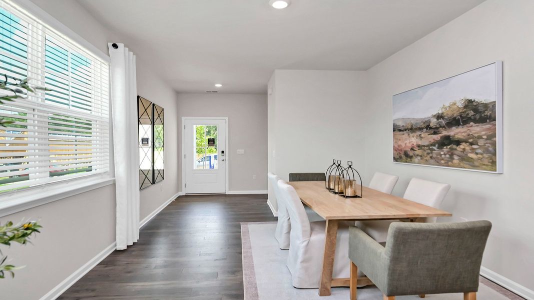 Representative furnished interior of a home built from the ALLEX by D.R. Horton in Leatherstone, Blythewood (Image 4).