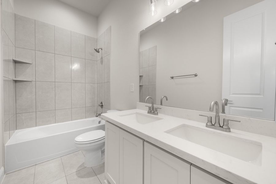 Furnished interior view inside a new home in Hayes Crossing, Midlothian (Image 7).