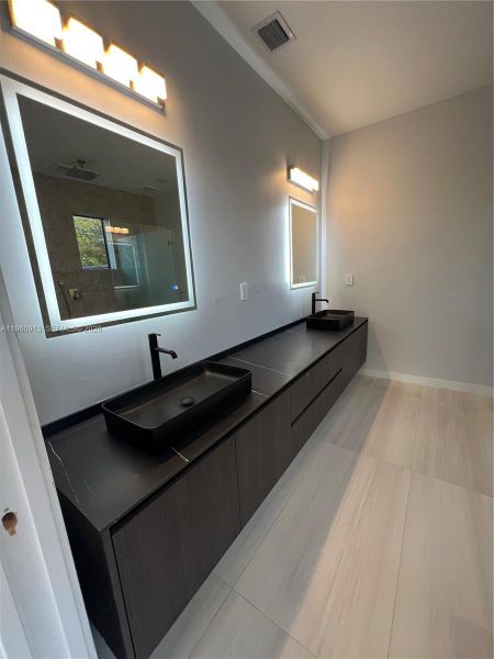 Furnished interior view inside a new home in , Miami (Image 7). Furnished interior view inside a new home in , Miami (Image 7).