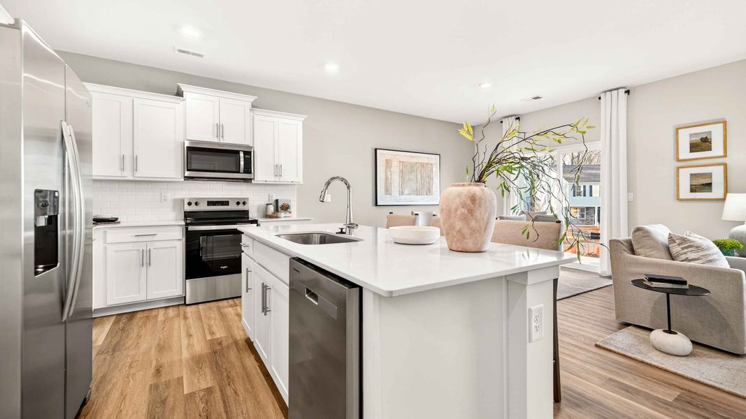 Furnished interior view inside a new home in Stanton, Richburg (Image 3).