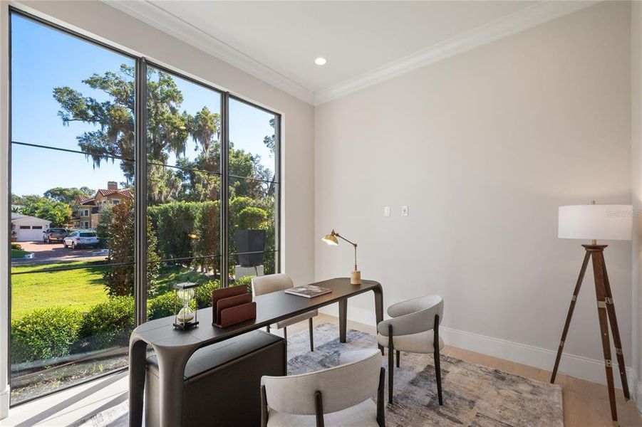 Furnished interior view inside a new home in , Winter Park (Image 26).