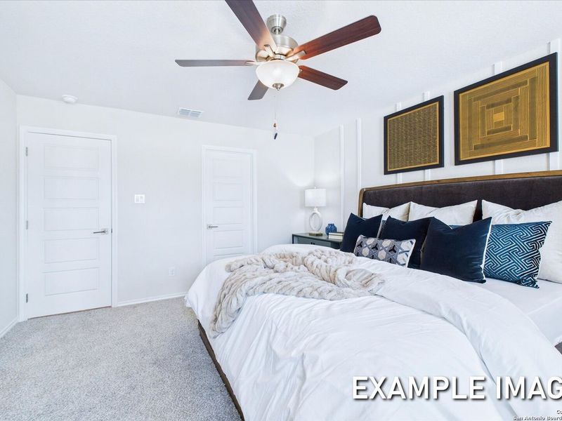 Furnished interior view inside a new home in Meadows at Oak Creek, San Antonio (Image 21). Furnished interior view inside a new home in Meadows at Oak Creek, San Antonio (Image 21).