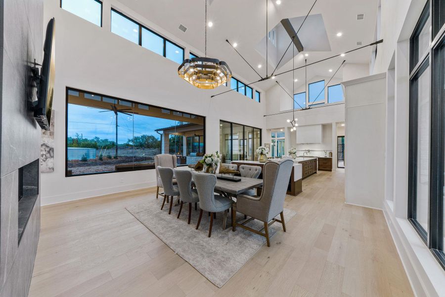 Furnished interior view inside a new home in , Johnson City (Image 3).