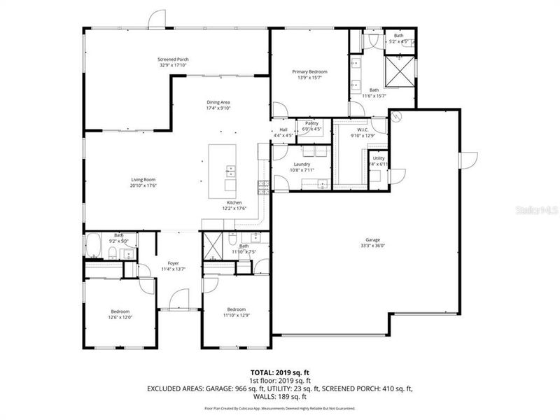 2D floor plan layout of this home in , Ocala, FL (Image 4).